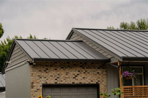 tan house metal roof|standing seam metal roofing menards.